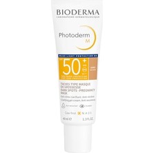 Larskas Bioderma Photoderm M Golden SPF50+ Koyu Leke ve Mavi Işığa Karşı Çok Yüksek Korumalı Renkli Yüz Güneş Kremi 40 ml