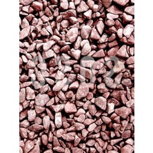 Larskas Bordo Renkli Doğal Dolomit Çakıl Taşı (2-3 Cm)