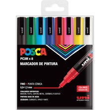 Posca Unı Set Pc 3m - 8 Keçeli Kalem, A-1