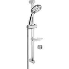 Artema Slim A45678STA 3f Sürgülü El Duşu Takımı, Krom
