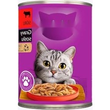 Larskas Biftekli Konserve Kedi Maması, 400 G