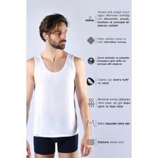Bolero Erkek Micro Modal Atlet Beyaz