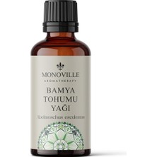 Monoville Bamya Tohumu Yağı 30 ml Soğuk SIKIM%100 Saf Doğal (Okra Seed Oil)