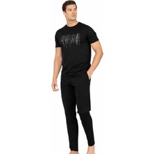 Pierre Cardin Penye Kısakol Pijama Takım LK-PC6125