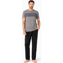 Pierre Cardin Penye Kısakol Pijama TAKIMLK-PC6080