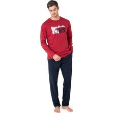 Pierre Cardin Erkek Uzun Kollu Bisiklet Yaka Pijama Takım -6096
