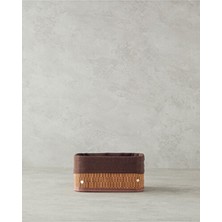 Empressco Bambu Sepet 20X15X10 Cm, Koyu Kahve, Şık ve Çok Amaçlı Kullanım