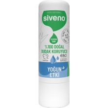 SIVENO%100 Doğal Dudak Koruyucu Yoğun Etki Bitkisel Lipbalm Krem Nemlendirici Parlatıcı Onarıcı 6 G