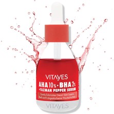 Vitayes Vıtayes Aha%10 Bha%2 Peeling Cilt Serumu - Gözenek Sıkılaştırıcı, Cilt Canlandırıcı, Yenileyici, Ton