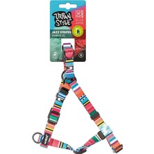 M-Pets M- Jazz Strıpes Göğüs Tasması (S)