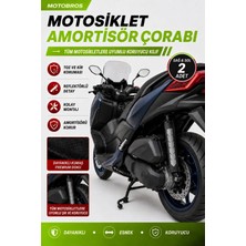 Motobros Amortisör Çorabı Kılıfı Su ve Çamur Geçirmez Reflektörlü Yazısız Yansıtıcı Şerit
