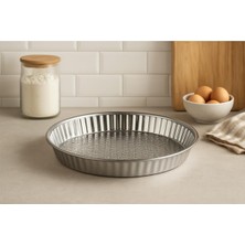 Sync Ticaret Cozy Room Vınterrocka Tart Kalıbı, Paslanmaz Çelik, 30 Cm, 2,2 Lt, Metalik