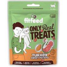 Esranın Dünyası Fitfeed Freeze-Dried Çiğ Hindi & Tatlı Patates Kedi Ödül Sı 40G