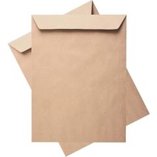MarkEntegra Torba Zarf Kraft 26X35 cm 90 gr 50 Adet Tek Ebat