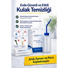 Stepwax Kolay Dış Kulak Yolu Temizleme Seti 8 Kullanımlık Etkili Çözüm Zararlı Bileşenler İçermez