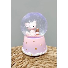 Fantastik Store Tavşan Pilli Müzikli Işıklı Kar Küresi (Orta Boy)