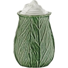 Sync Ticaret Lefora Porselen Yeşil 16CM Kavanoz