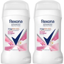 Larskas Rexona Women Bright Bouqet Stick Deodorant, 50 Mililitre (2 Paketi)