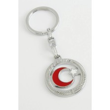 Fantastik Store Ay Yıldız Metal Anahtarlık