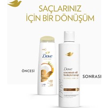 Dove Şampuan 375 ml Kuru ve Yıpranmış Saçlar İçin Besleyici Hindistan Cevizi İçeren Terapi