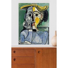 Sync Ticaret (PSTER20304) Woman With Yellow Hat - Pablo Picasso Sanatsal Poster 80 x 115