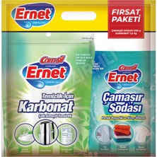 2 Adet Ernet Çamaşır Sodası 500 gr + Karbonat 1500 gr 2'li Set