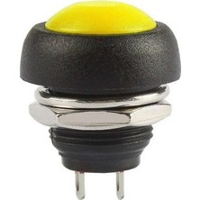 Roboyol Store 12MM PBS-33B Push Buton Sarı