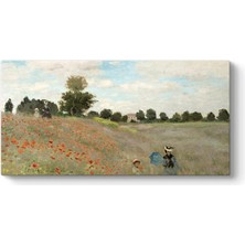 Sync Ticaret Claude Monet - Poppy Field Tablosu 100 x 50