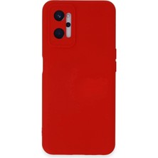 Durukar®  Realme 9i 4g Kılıf Nano Içi Kadife Silikon - Kırmızı