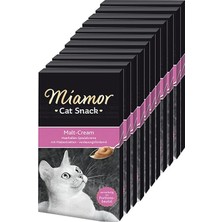 MarkEntegra Miamor Cream Malt Kedi Ödülü 6 x 15 gr 11'li Ekonomik Koli