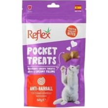 MarkEntegra Pocket Treats Anti-Hairball Tüy Yumağı Kontrolü Kedi Ödül Sı 60 gr Tekli Paket
