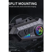 Epilons Y10 Kask Kulaklık Bluetooth Motosiklet Kulaklık 5,3 Bluetooth Intercom Motorsiklet Kulaklık