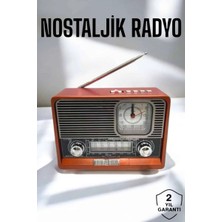Epilons Nostaljik Görünümlü Usb Girişli Bluetooth Bağlantılı Radyo