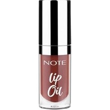 MarkEntegra Note Cosmetics Lip Oil 60 Mocha Kiss Nemlendirici ve Parlatıcı Dudak Bakım Yağı, Kahverengi
