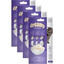 MarkEntegra Creamy Ton Balıklı Kedi Ödülü (4 x 15 Gr)