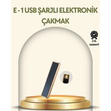 Bezos Mey Ithalat® USB Şarjlı Alevsiz Elektronik Çakmak – Rüzgara Dayanıklı, Gazsız, Güvenli Kullanım