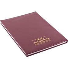Larskas Plastik Kapaklı Evrak Kayıt Defteri, 20X28 Cm, 40 Yaprak