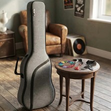 Midex ELC-40PAK Case Elektro Gitar Çantası Gigbag Su Geçirmez Kalın Kılıf (Çanta Askı Capo)