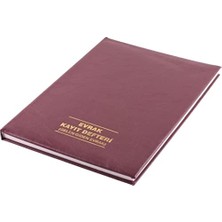Larskas Evrak Kayıt Defteri Plastik Kapak 20X28 40 Yaprak