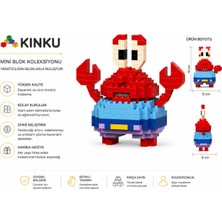 Kinku Ne BLOCK019 Puzzle-Yapboz-3d Zeka Geliştiren-Mini Sevimli Figürler Minyatür
