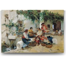 Sync Ticaret Joaquin Sorolla - Selling Melons Tablosu - 125X80CM