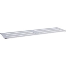Sync Ticaret Banyo Krom Duş Rafı Krom Renk 30X105X400 mm Beyaz Tek Ebat BA3005 043 Cr