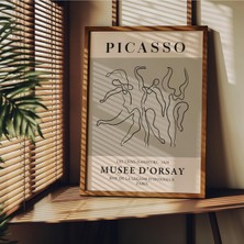 Sync Ticaret Picasso Çerçevesiz Poster, Modern Dekoratif Çerçevesiz Poster, Tablo, Picasso-3, 21 x 30