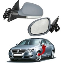 İTHAL Ayna Dış Sol Volkswagen Passat 05-11 Elektrikli
