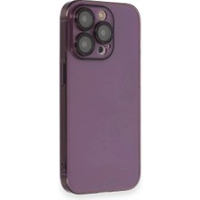 Durukar®  iPhone 14 Pro Kılıf Armada Lensli Kapak - Derin Mor