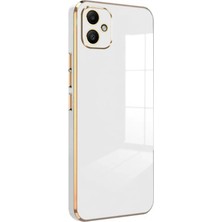Durukar®  Samsung Galaxy A05 Kılıf Volet Silikon - Beyaz