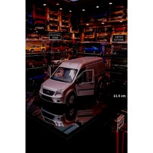 Oyuncak Sahili Ford Tourneo Connect Diecast Metal 11.5 cm Araba Koleksiyon Model Orijinal Kapılar Açılır Metalic Gri