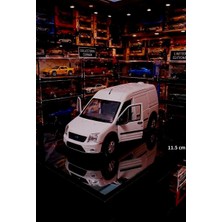 Oyuncak Sahili Ford Tourneo Connect Diecast Metal 11.5 cm Araba Koleksiyon Model Orijinal Kapılar Açılır Metalic Beyaz