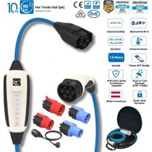 NRGkick Premium Plus Set 16A&32A 2.8-22KW 7.5m Ev Prizli Wifi+Bluetooth Monofaze & Trifaze Ac Mobil Şarj (Wallbox)
