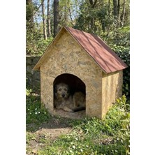 Empressco Büyük Boy Köpek Kulübesi Osb Xl Kırmızı Çatılı 100X100X78 cm